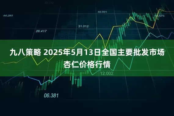 九八策略 2025年5月13日全国主要批发市场杏仁价格行情