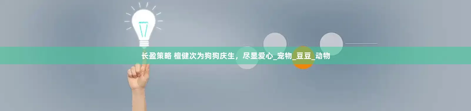 长盈策略 檀健次为狗狗庆生，尽显爱心_宠物_豆豆_动物