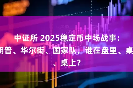 中证所 2025稳定币中场战事：特朗普、华尔街、国家队，谁在盘里、桌上？